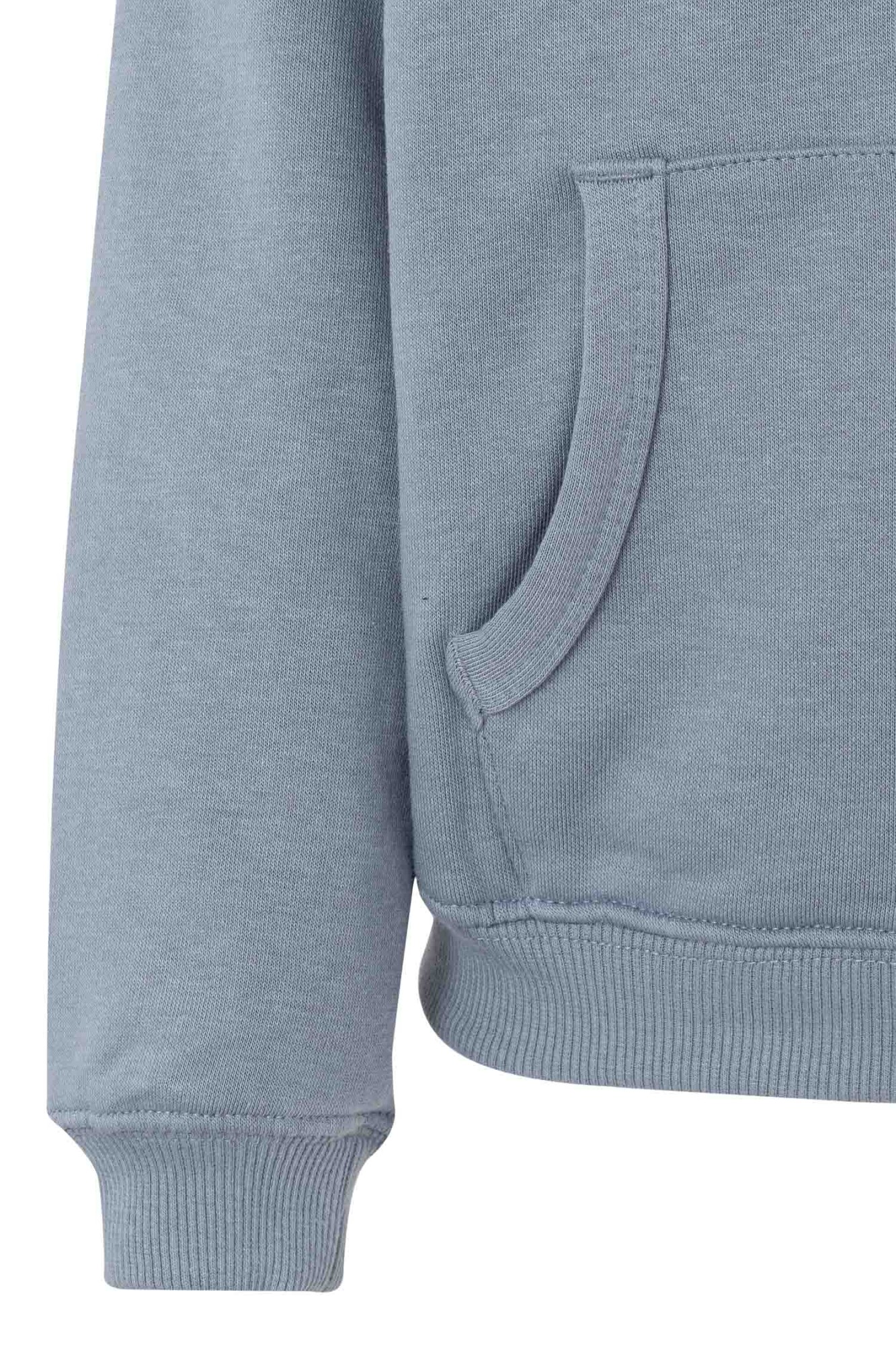 SF270K.SUDADERA CREM/CAPUCHA KIDS BLUE FOG 1/2