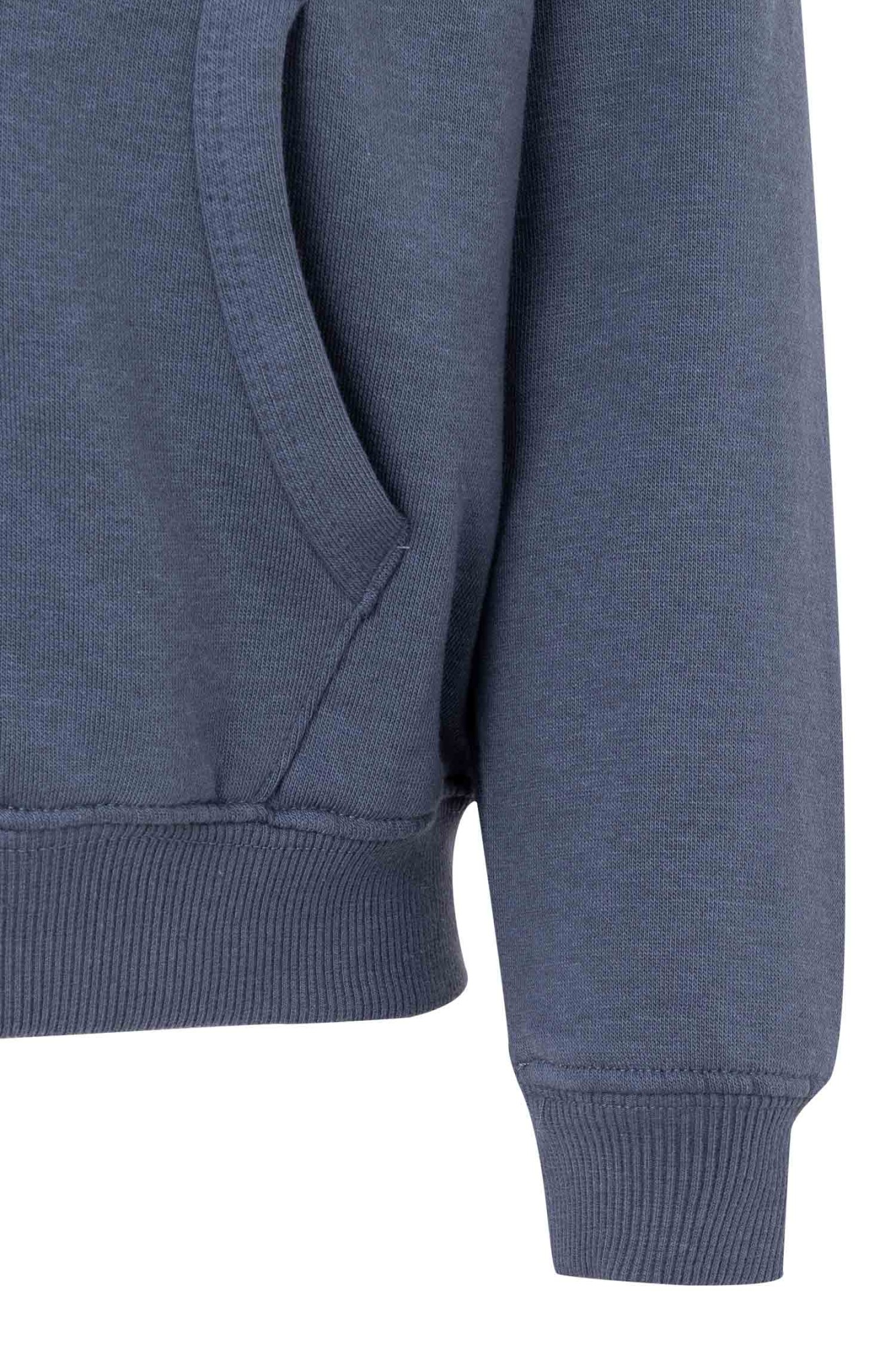 SF270K.SUDADERA CREM/CAPUCHA KIDS DENIM BLUE 1/2