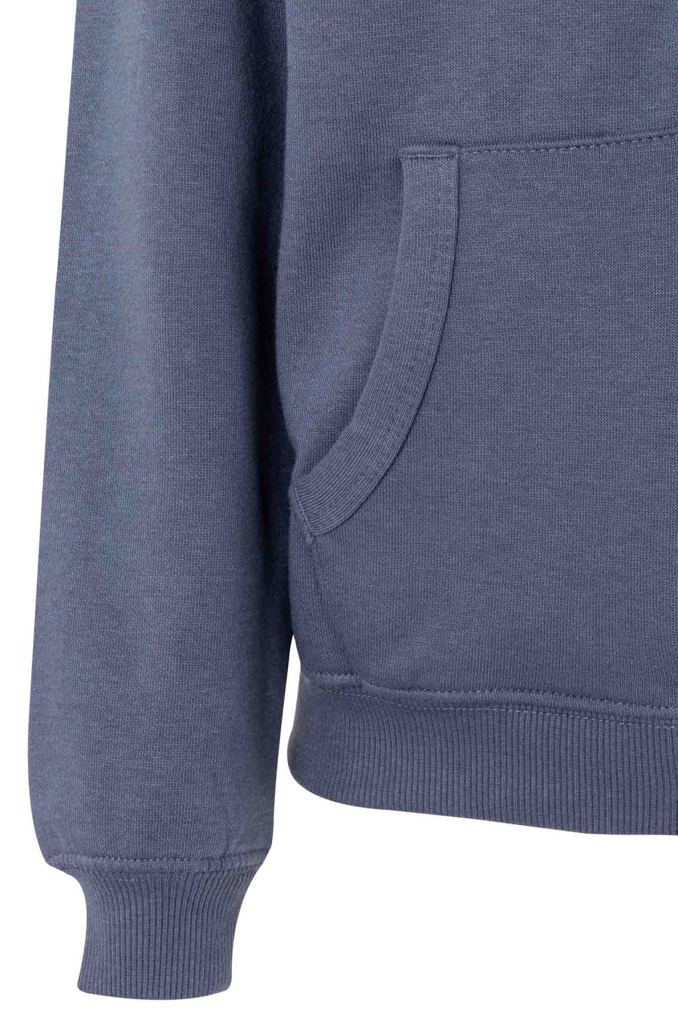 SF270K.SUDADERA CREM/CAPUCHA KIDS DENIM BLUE 1/2