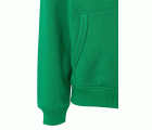 SF270K.SUDADERA CREM/CAPUCHA KIDS KELLY GREEN 1/2