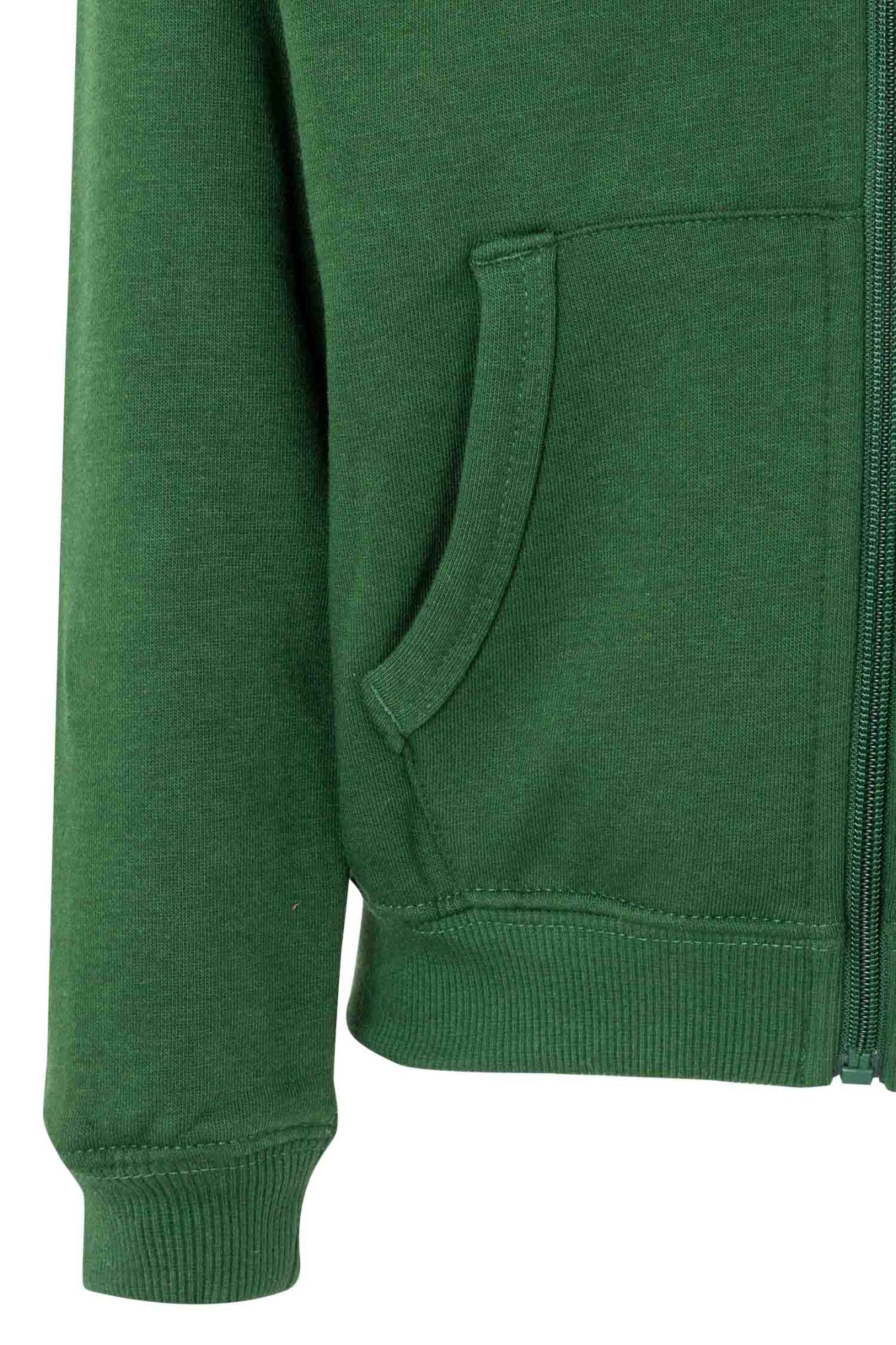 SF270K.SUDADERA CREM/CAPUCHA KIDS BOTTLE GREEN 1/2