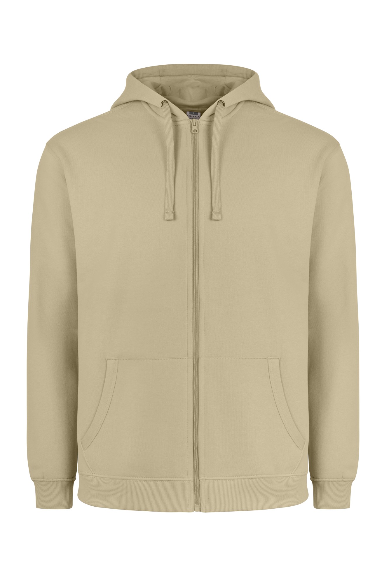 SF270U.SUDADERA CREMALLERA CAPUCHA LATTE XS