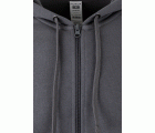 SF270U.SUDADERA CREMALLERA CAPUCHA DARK GREY 2XL