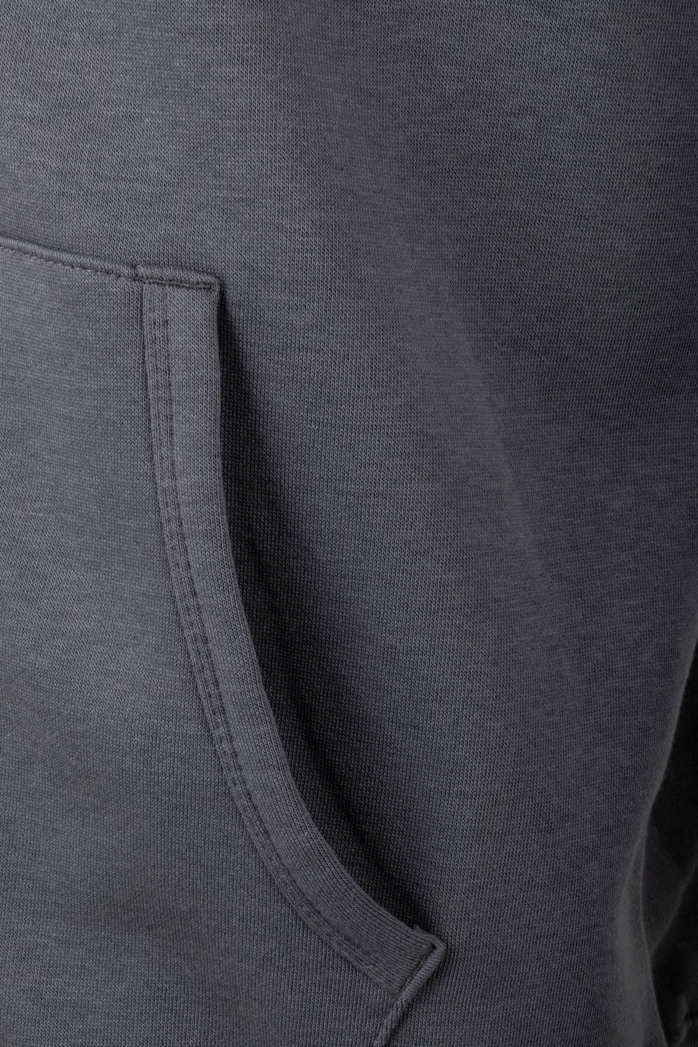 SF270U.SUDADERA CREMALLERA CAPUCHA DARK GREY 2XL