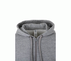 SF270U.SUDADERA CREMALLERA CAPUCHA HEATHER GREY 2XL
