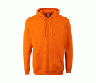 SF270U.SUDADERA CREMALLERA CAPUCHA ORANGE 2XL