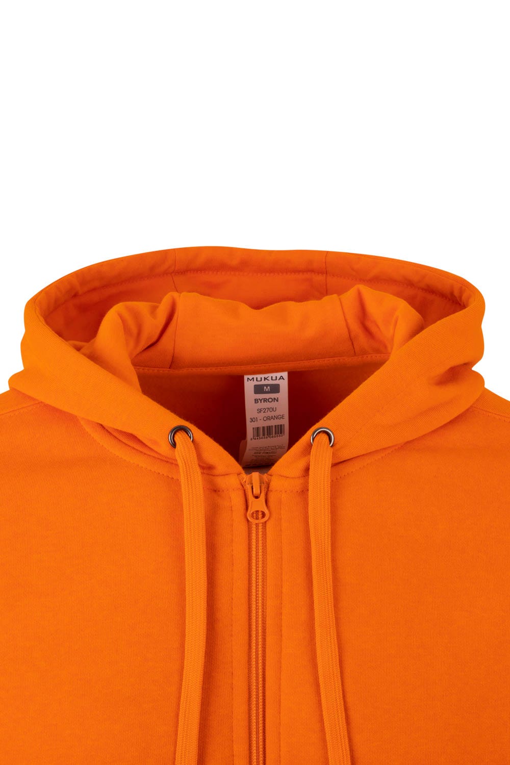 SF270U.SUDADERA CREMALLERA CAPUCHA ORANGE 2XL