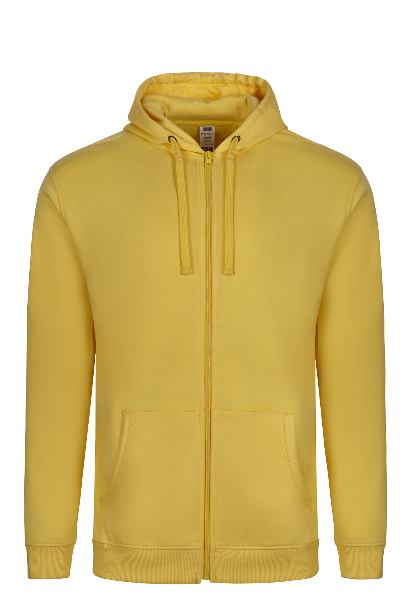 SF270U.SUDADERA CREMALLERA CAPUCHA SUMMER YELLOW S