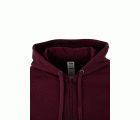 SF270U.SUDADERA CREMALLERA CAPUCHA WINE 2XL