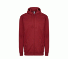 SF270U.SUDADERA CREMALLERA CAPUCHA CRIMSON S