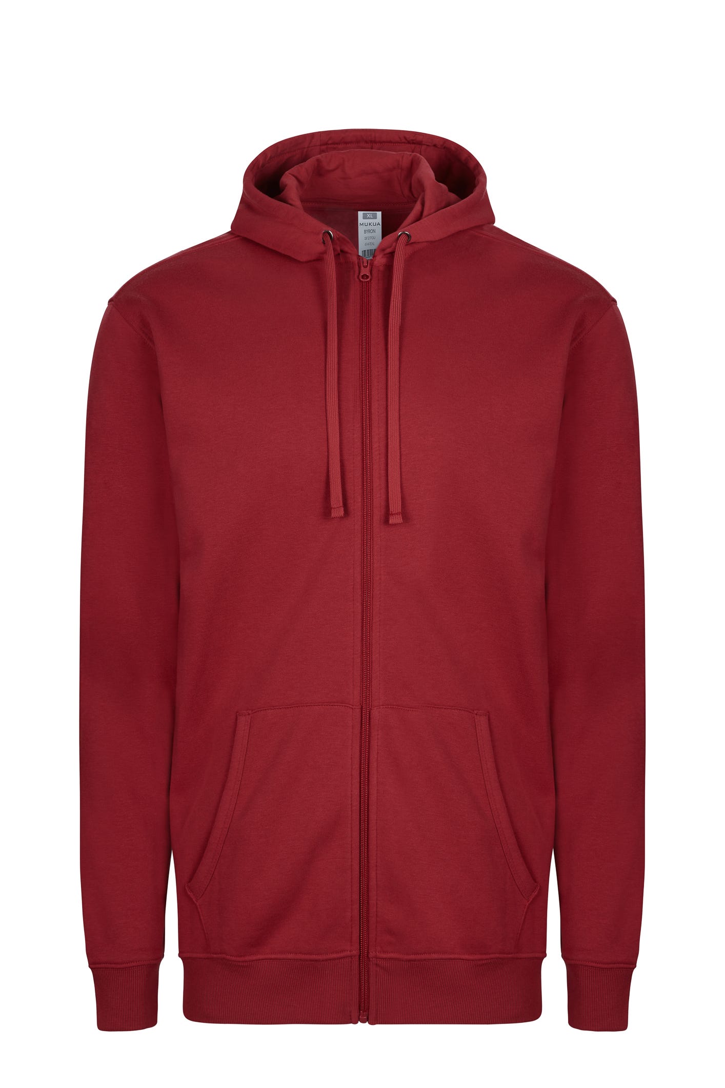 SF270U.SUDADERA CREMALLERA CAPUCHA CRIMSON S