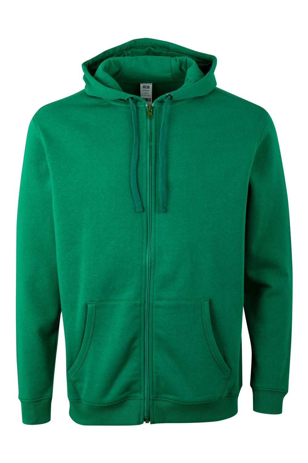 SF270U.SUDADERA CREMALLERA CAPUCHA KELLY GREEN 2XL