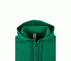 SF270U.SUDADERA CREMALLERA CAPUCHA KELLY GREEN 2XL