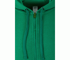 SF270U.SUDADERA CREMALLERA CAPUCHA KELLY GREEN 2XL