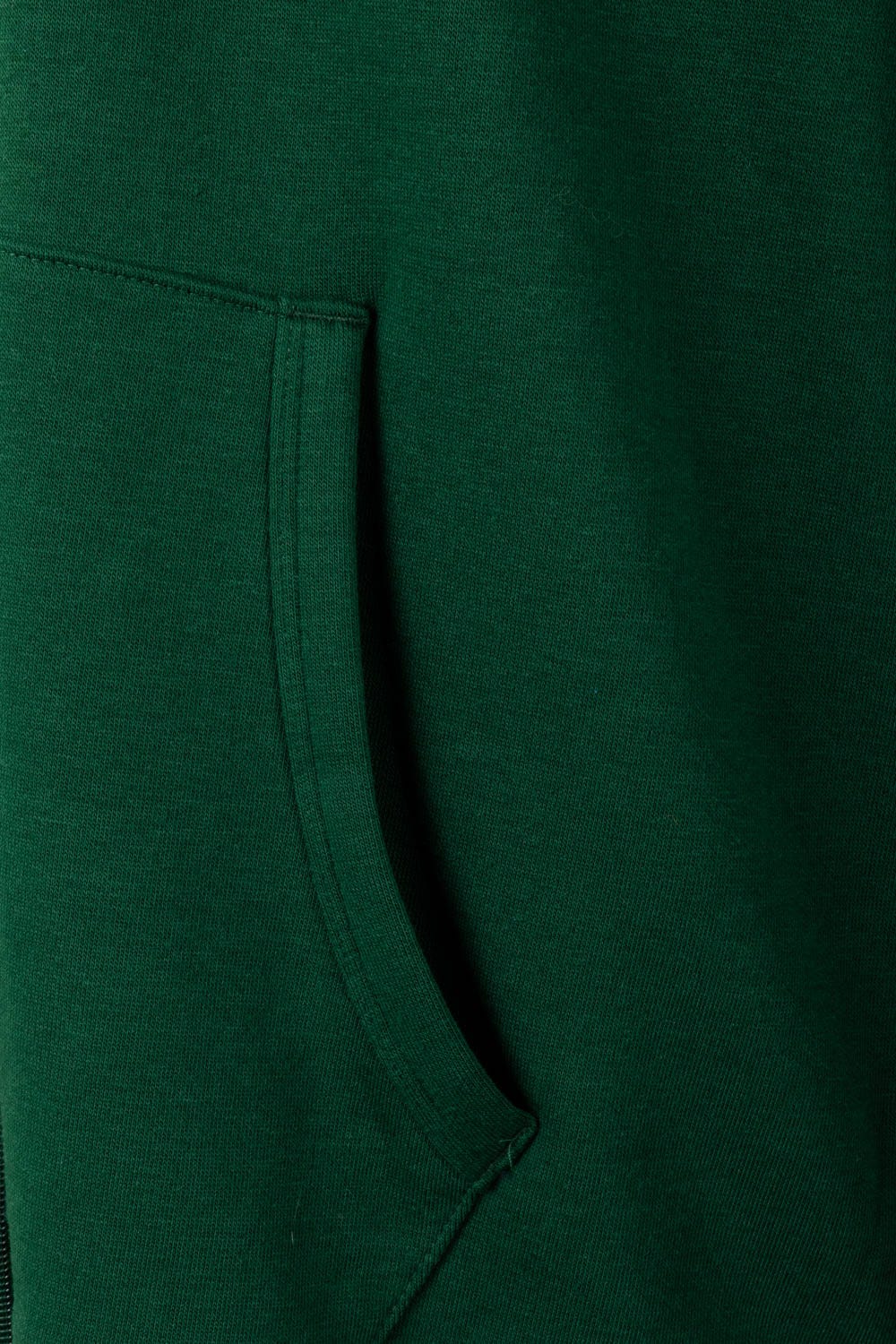 SF270U.SUDADERA CREMALLERA CAPUCHA BOTTLE GREEN 2XL