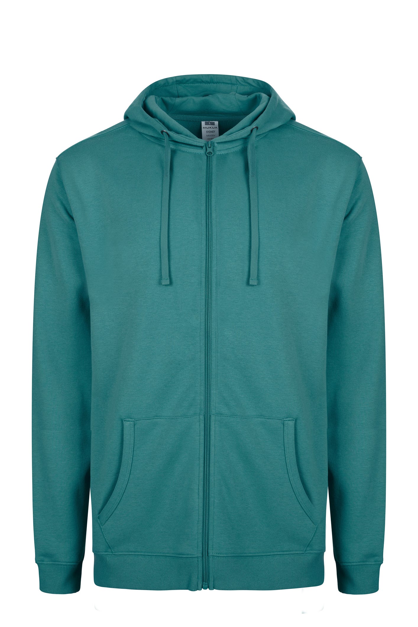 SF270U.SUDADERA CREMALLERA CAPUCHA TEAL S
