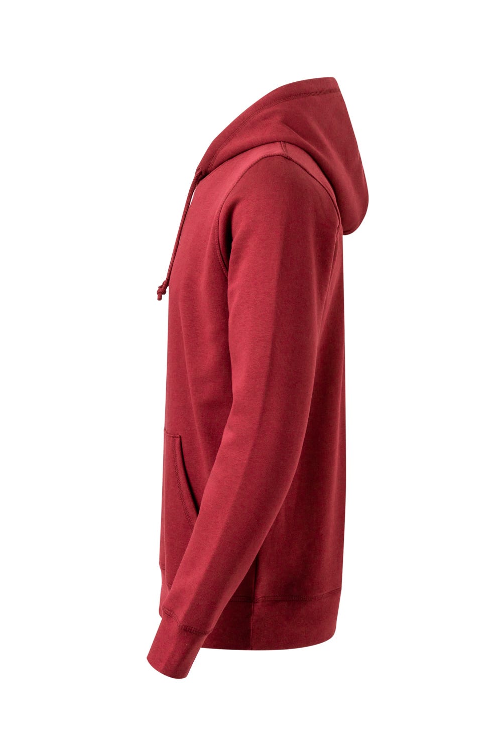 SHN290U.SUDADERA CAPUCHA UNISEX GOTS BURGUNDY 2XL