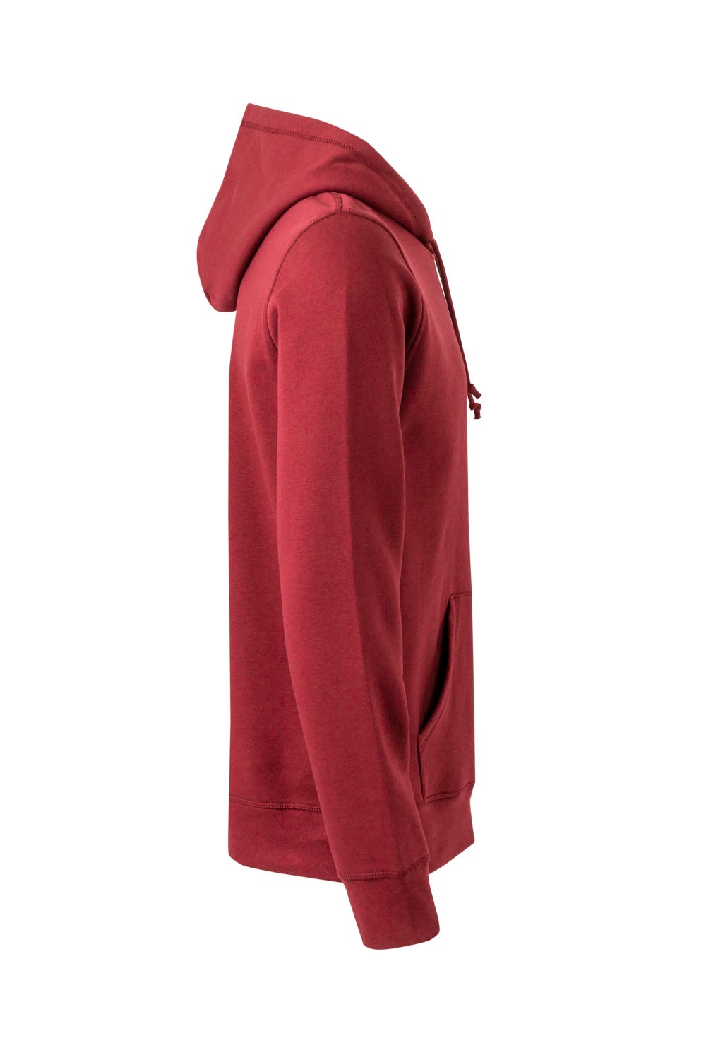 SHN290U.SUDADERA CAPUCHA UNISEX GOTS BURGUNDY 2XL