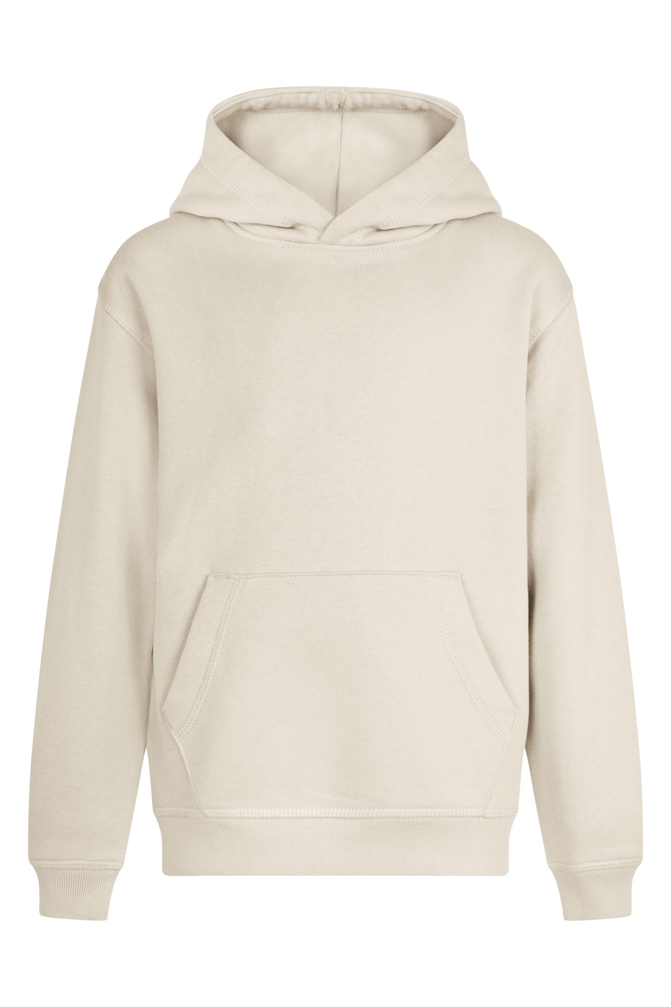 SHN300K.SUDADERA CON CAPUCHA OCS KIDS CREAM 1/2