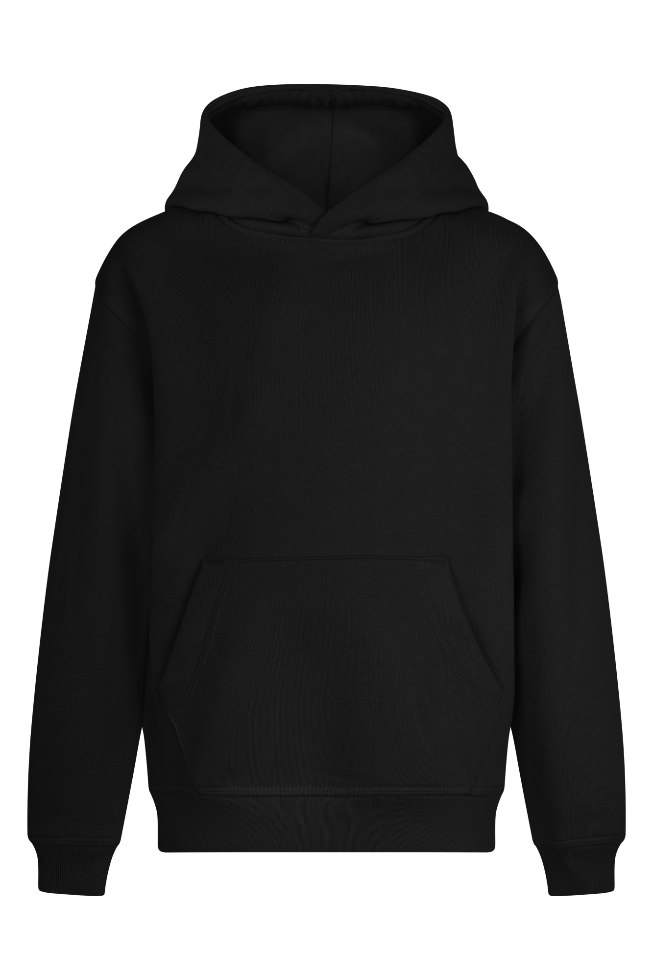 SHN300K.SUDADERA CON CAPUCHA OCS KIDS BLACK 1/2