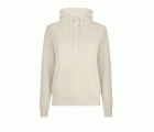 SHN300W.SUDADERA CON CAPUCHA OCS MUJER CREAM S