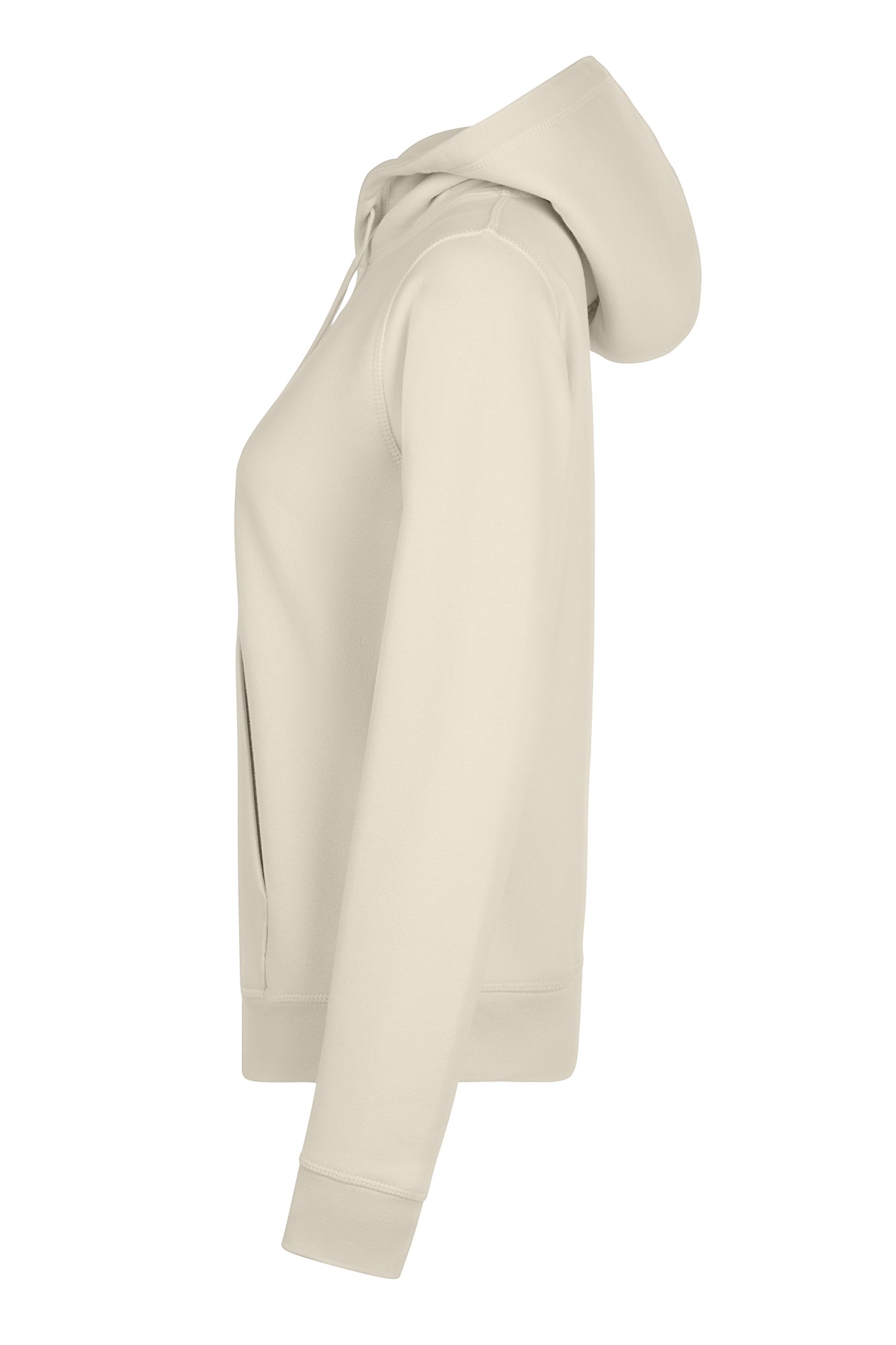 SHN300W.SUDADERA CON CAPUCHA OCS MUJER CREAM S