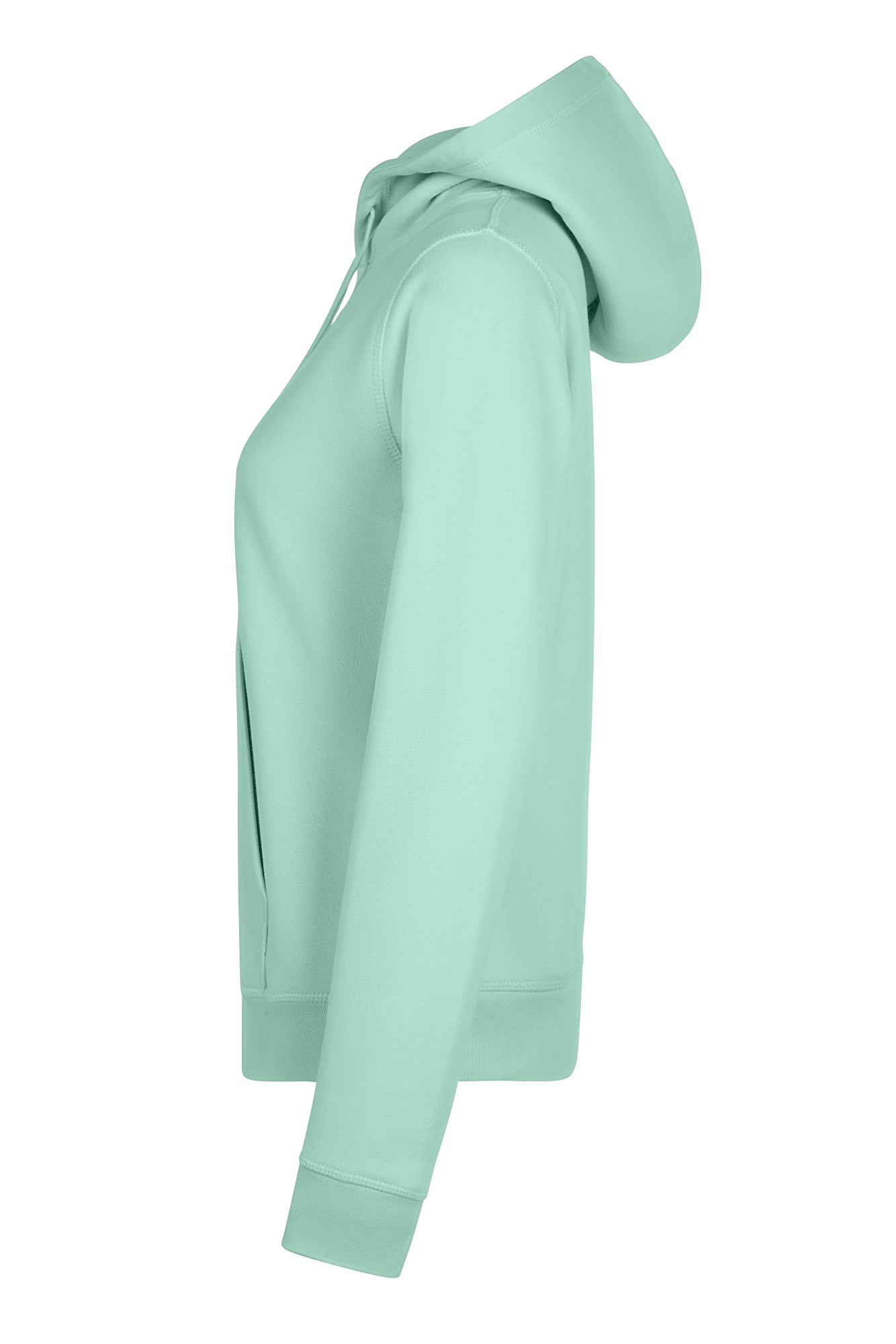 SHN300W.SUDADERA CON CAPUCHA OCS MUJER AQUA S