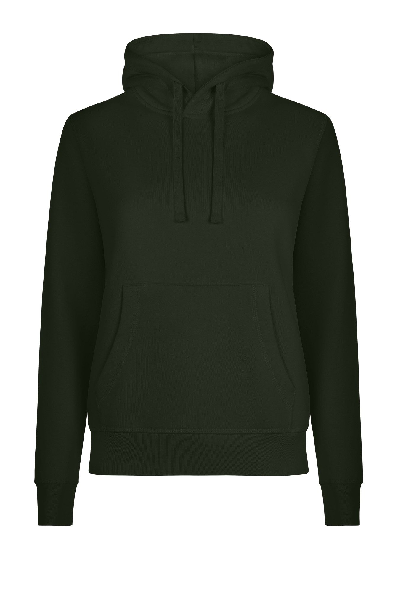 SHN300W.SUDADERA CON CAPUCHA OCS MUJER HUNTER GREEN S