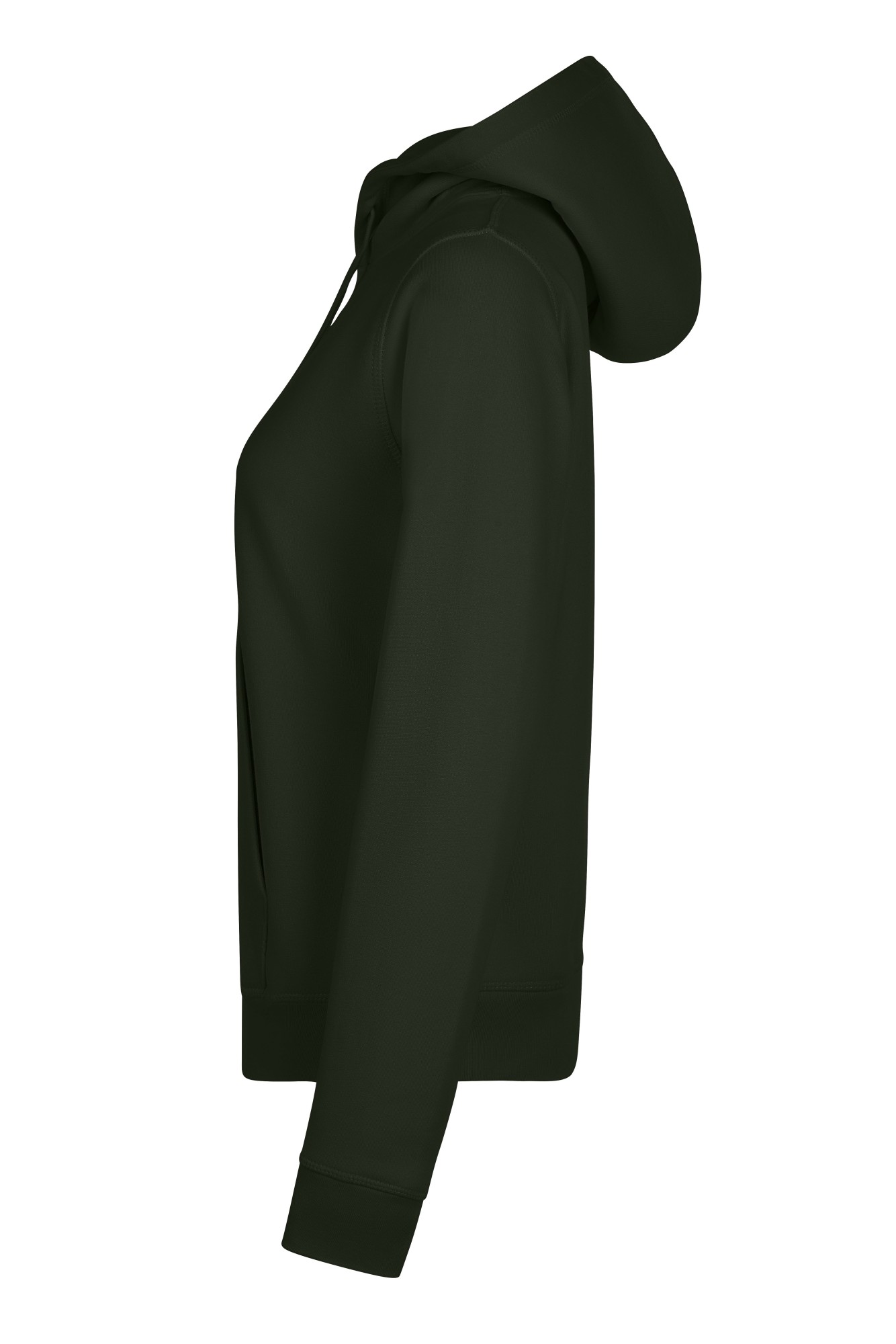 SHN300W.SUDADERA CON CAPUCHA OCS MUJER HUNTER GREEN S