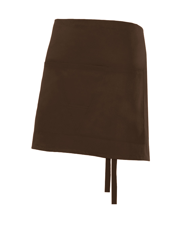 SUBIRAT.DELANTAL CORTO MARRÓN U