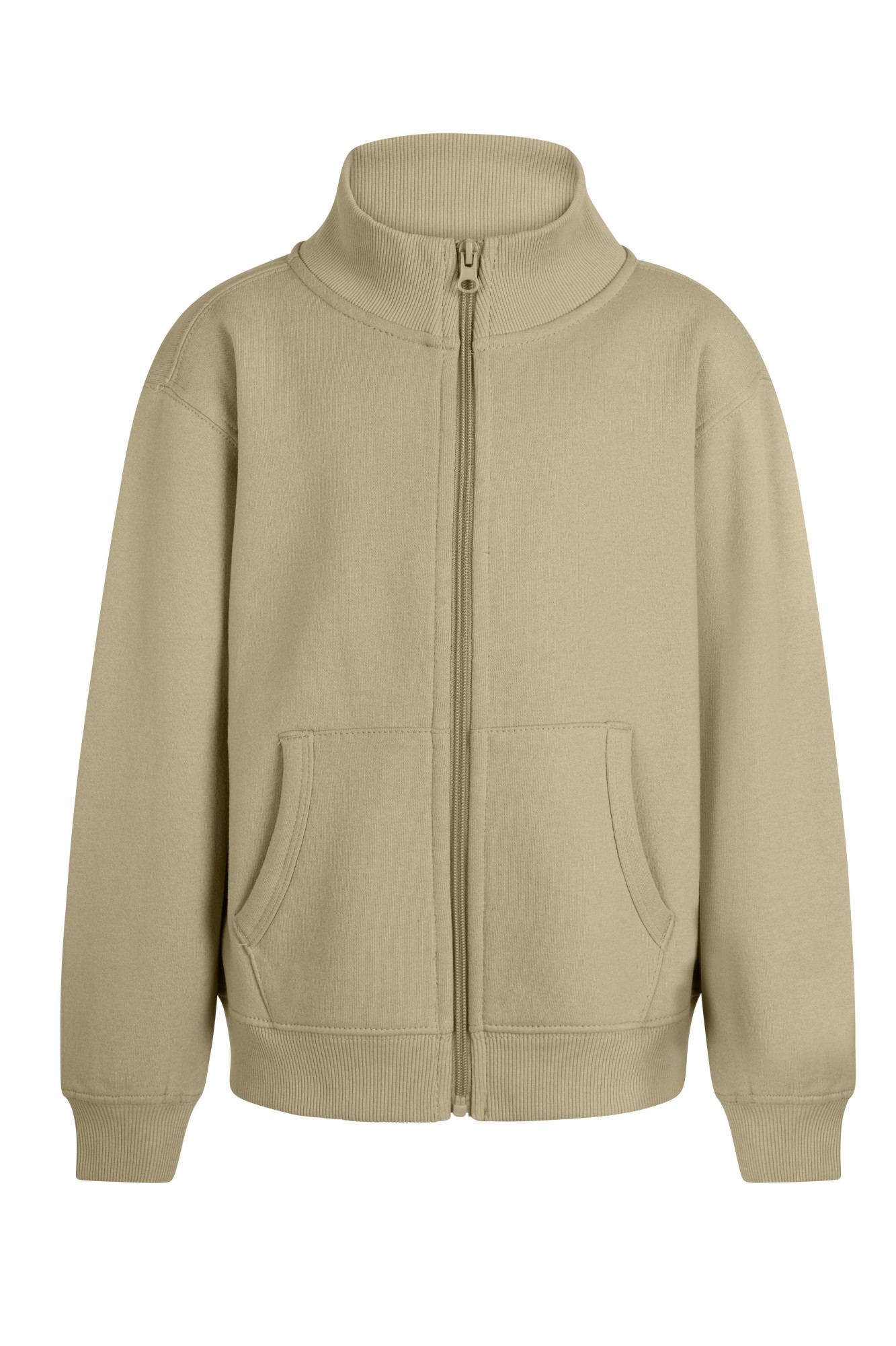 SZ270K.SUDADERA CREMALLERA KIDS LATTE 1/2