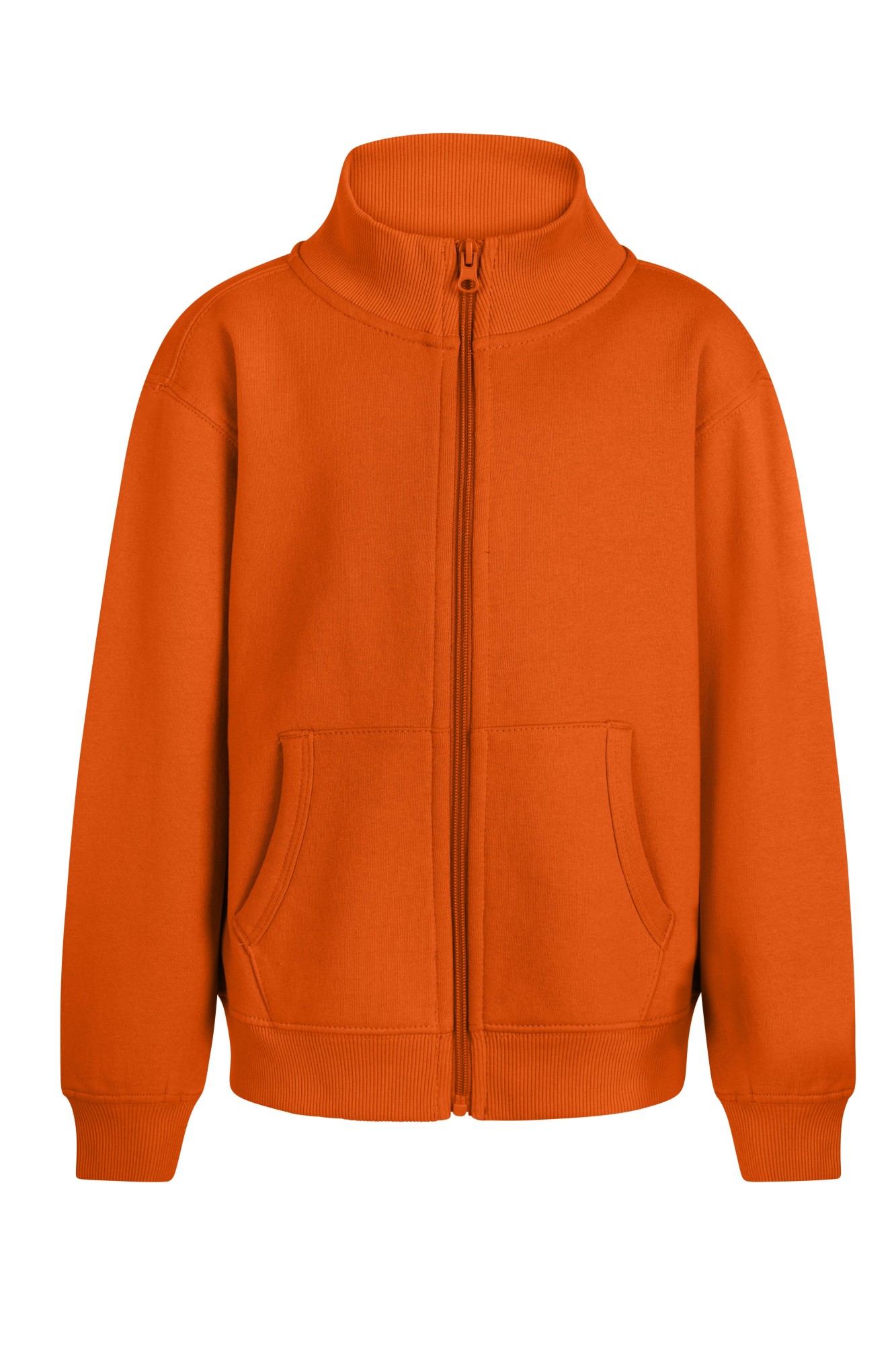 SZ270K.SUDADERA CREMALLERA KIDS ORANGE 1/2