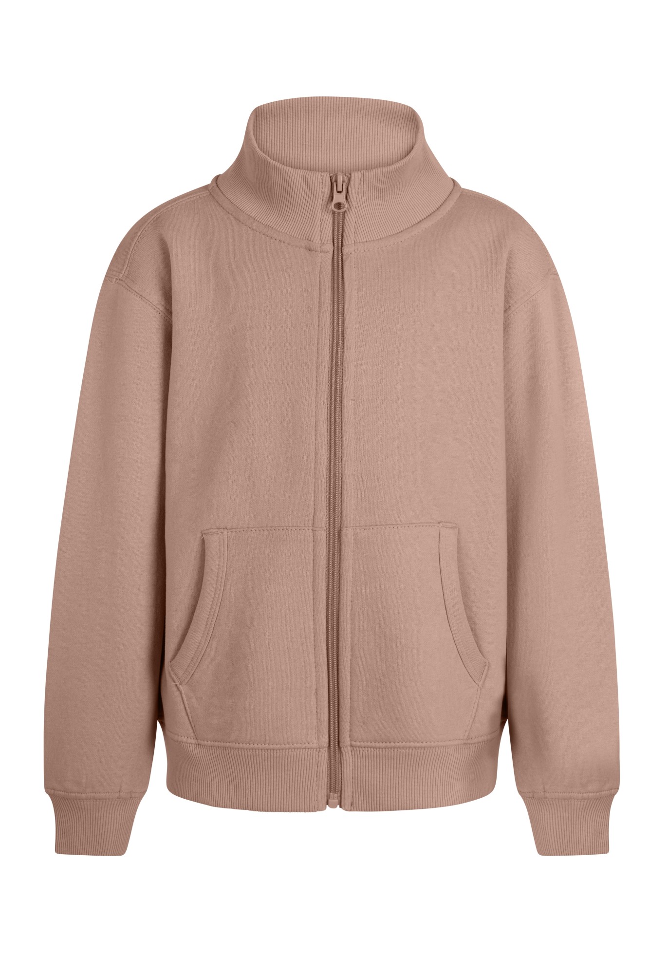 SZ270K.SUDADERA CREMALLERA KIDS PALE ROSE 1/2