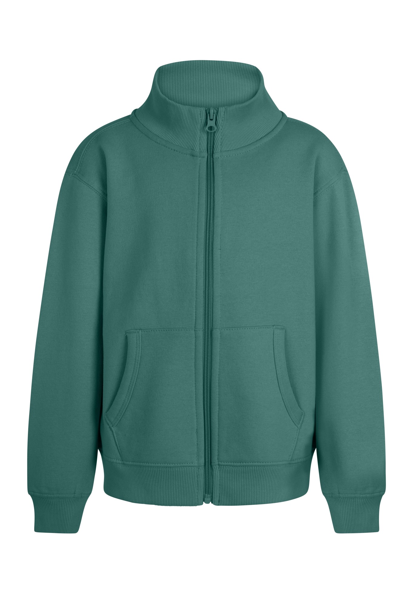 SZ270K.SUDADERA CREMALLERA KIDS TEAL 1/2