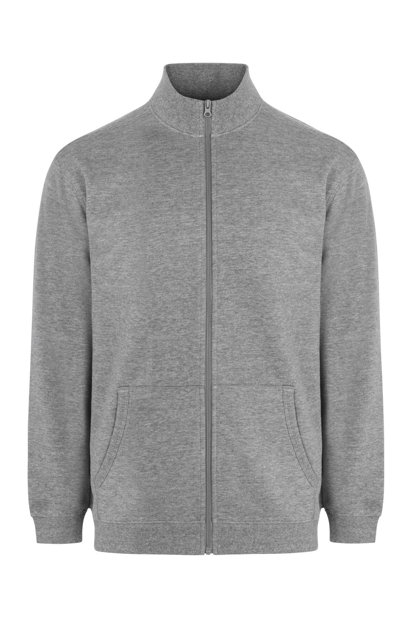 SZ270U.SUDADERA CREMALLERA HEATHER GREY XS