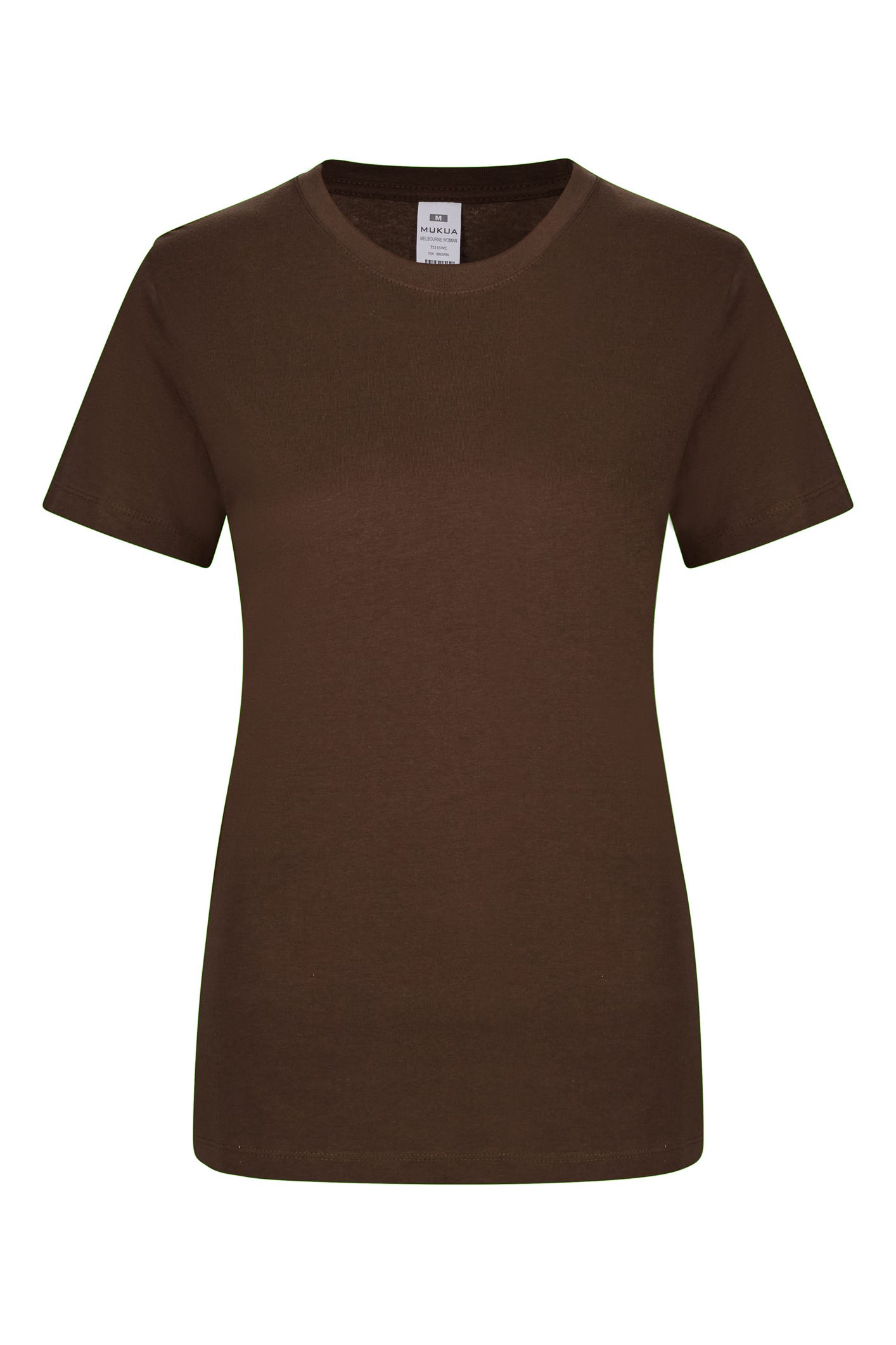 TS155WC.CAMISETA MANGA CORTA MUJER BROWN XS