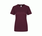 TS155WC.CAMISETA MANGA CORTA MUJER WINE XS