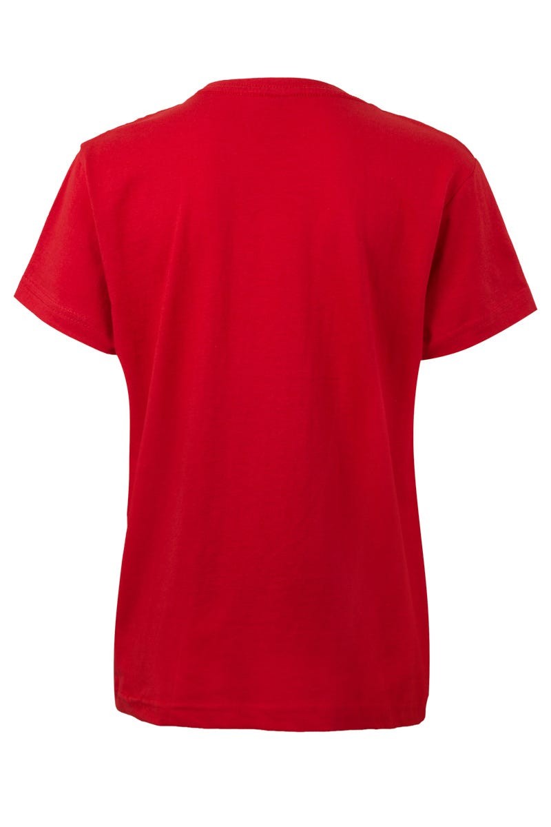 TS190KC.CAMISETA MANGA CORTA KIDS 190 RED 1/2