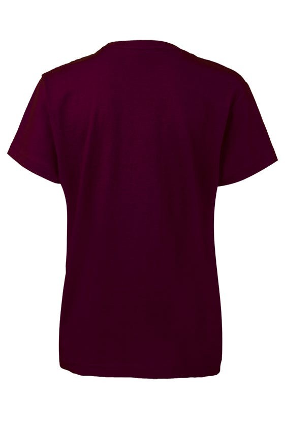 TS190KC.CAMISETA MANGA CORTA KIDS 190 WINE 1/2