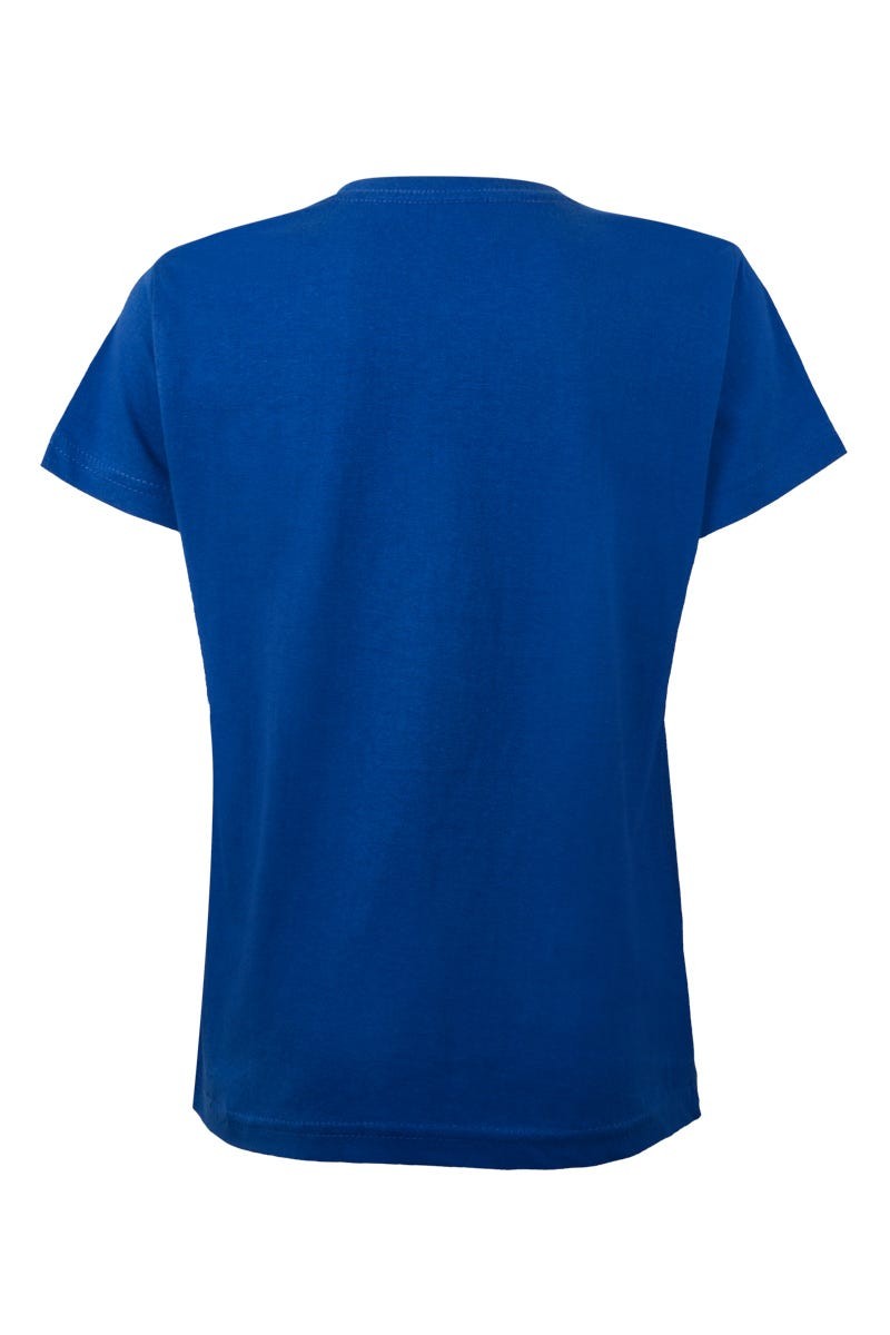 TS190KC.CAMISETA MANGA CORTA KIDS 190 ROYAL BLUE 1/2