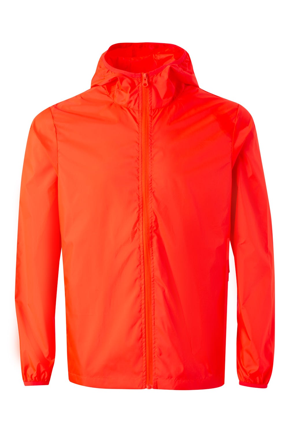 WZ60U.CORTAVIENTO UNISEX FLUOR RED 2XL
