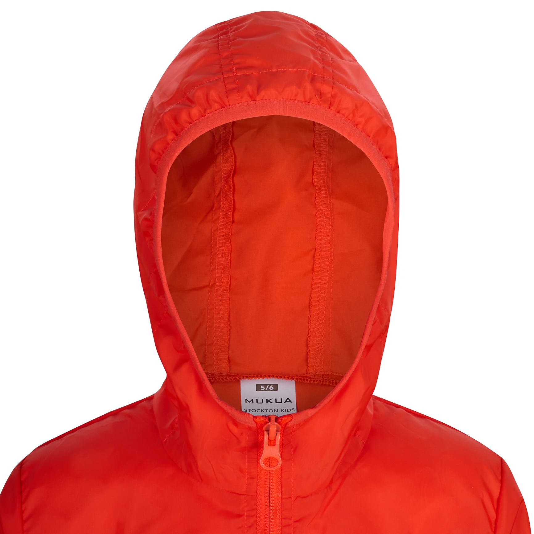 WZ70K.CORTAVIENTOS KIDS FLUOR RED 5/6