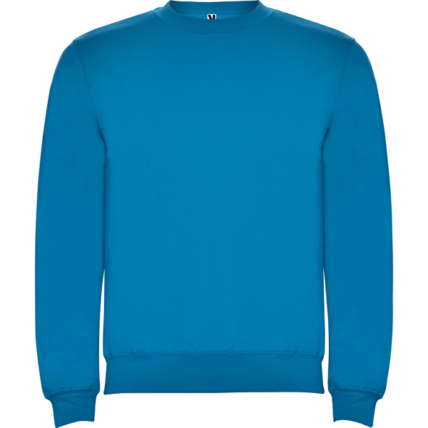 SUDADERA MOD. CLASICA, COLOR AZUL OCEANO