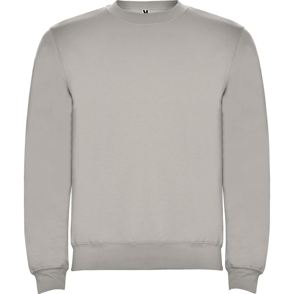 SUDADERA MOD. CLASICA, COLOR GRIS PERLA