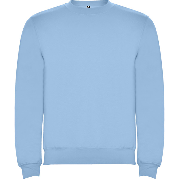 SUDADERA MOD. CLASICA, COLOR CELESTE
