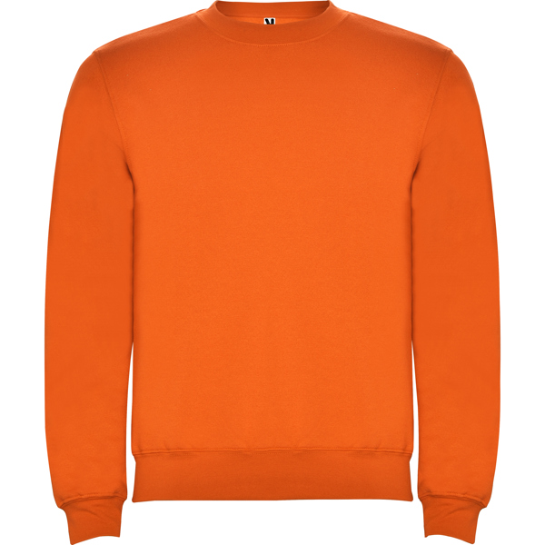 SUDADERA MOD. CLASICA, COLOR NARANJA