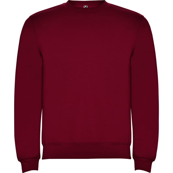SUDADERA MOD. CLASICA, COLOR GRANATE