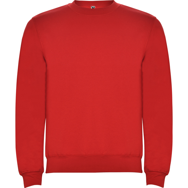 SUDADERA MOD. CLASICA, COLOR ROJO
