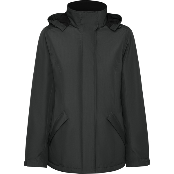 PARKA MOD. AMERICA WOMAN, COLOR PLOMO OSCURO