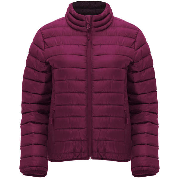 ROPA ABRIGO MOD. FINLAND WOMAN, COLOR ROJO CIRUELA